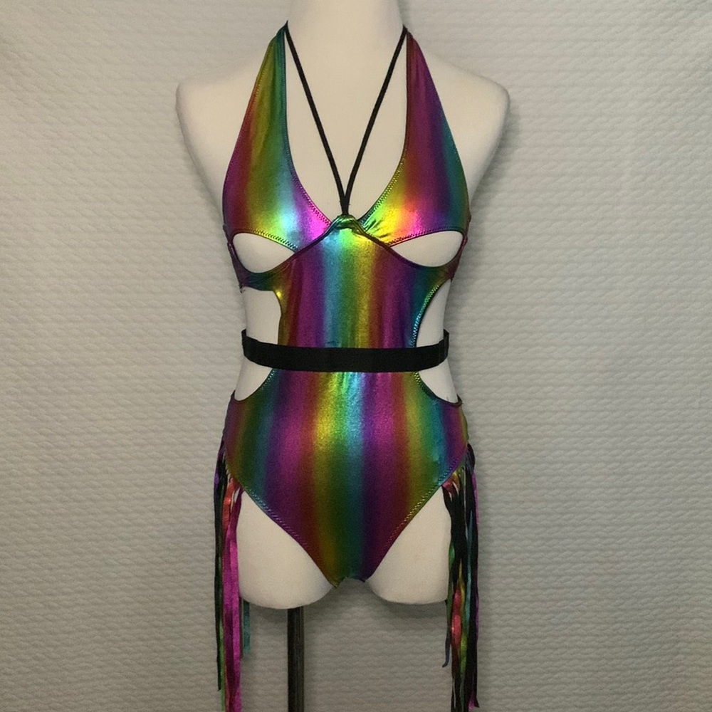 Rainbow Rave Body Suit
